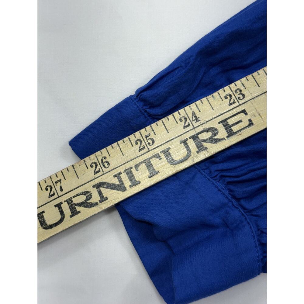 Felicite Puff Sleeve royal blue tiered size 3 Dress - Picture 8 of 10